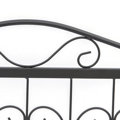 224cm Metal Decorative Garden Fence