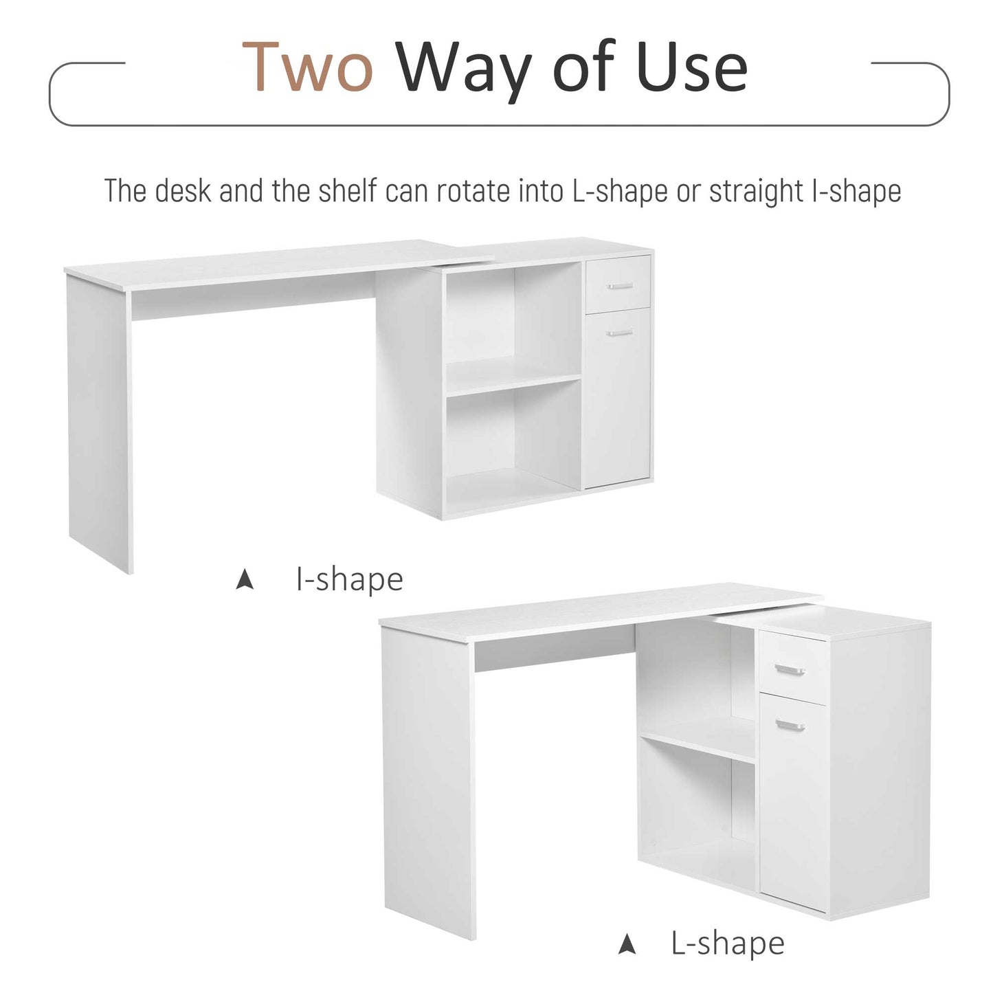 L-Shaped Desk Computer Corner Desk