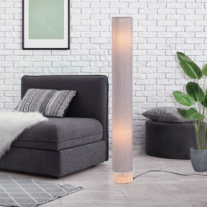 47-Inch Modern Wooden Floor Lamp for Bedroom