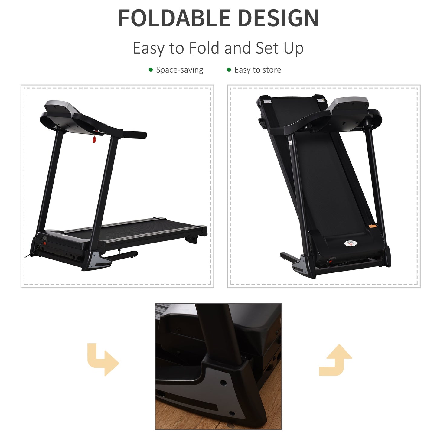 12 km/h Folding Electric Treadmill