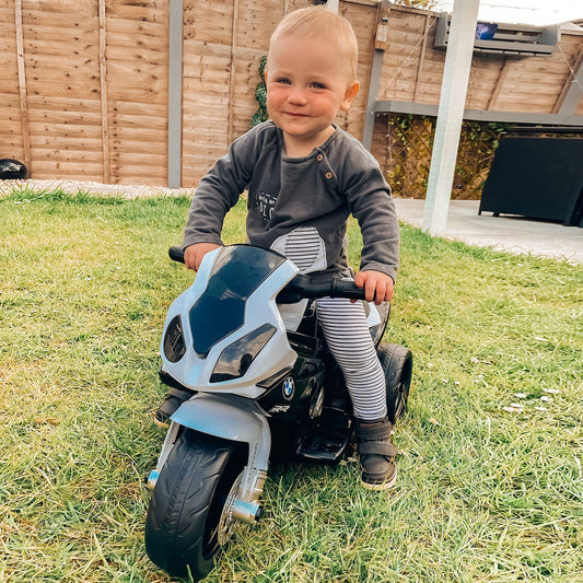 Electric Kids Ride on BMW Motorbike W/Headlights and Music