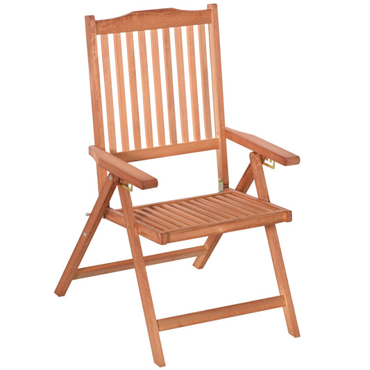 5-Position Acacia Wood Chair