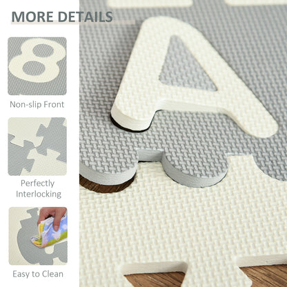 Kids Foam Puzzle Floor Tiles Baby Educational Play Mat Anti-slip Letter Number