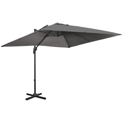 2.7m Square Overhanging Cantilever Umbrella