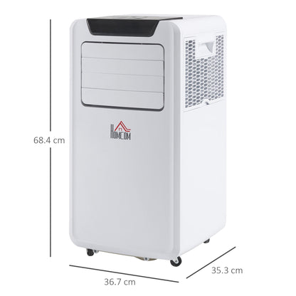 A Rated 10,000 BTU 4-In-1 Portable Dehumindifier With Remote & 24 Hour Timer