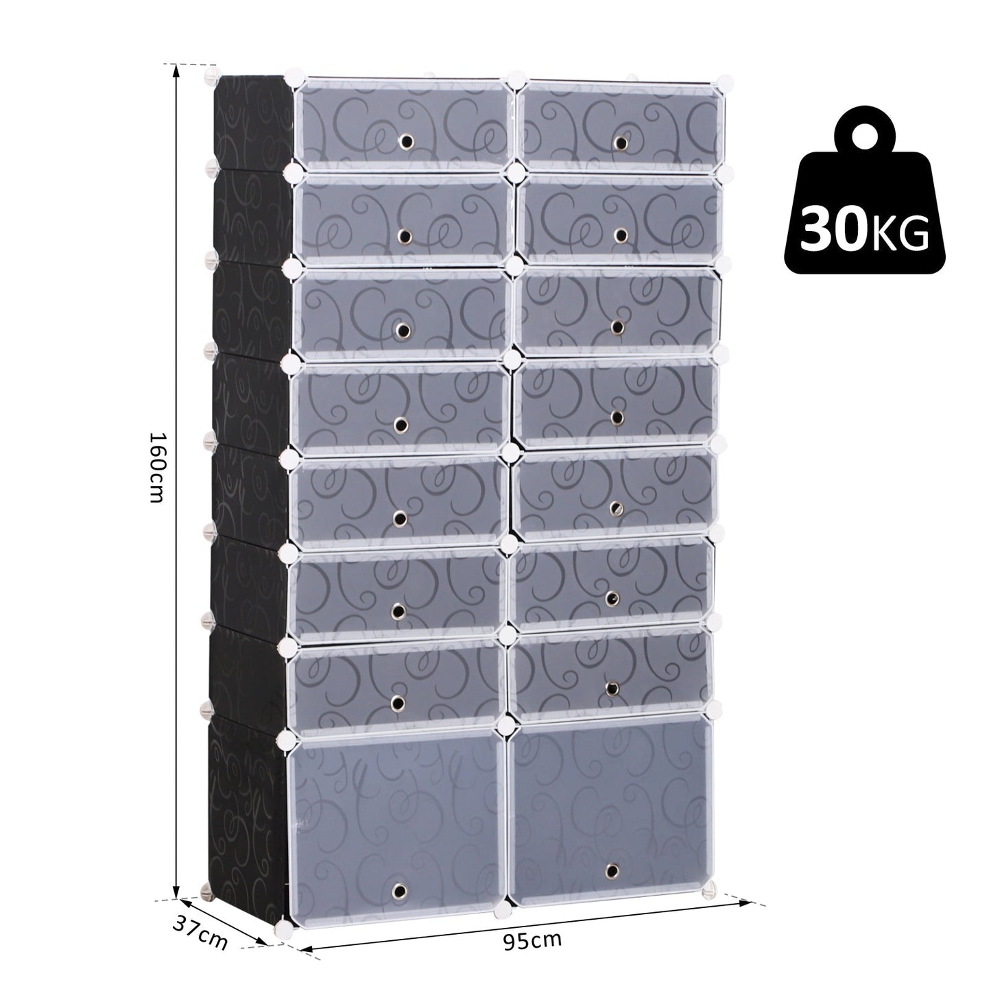 16 Cube Shoe Rack