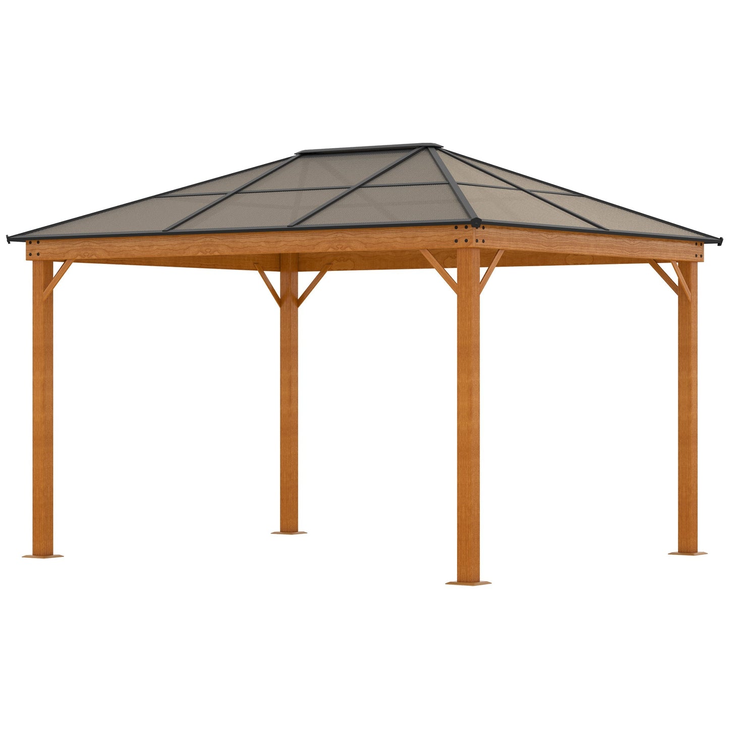 Outsunny 3 x 3.6 m Hardtop Gazebo Canopy