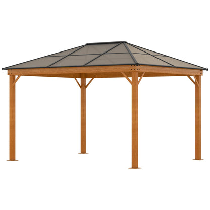 Outsunny 3 x 3.6 m Hardtop Gazebo Canopy