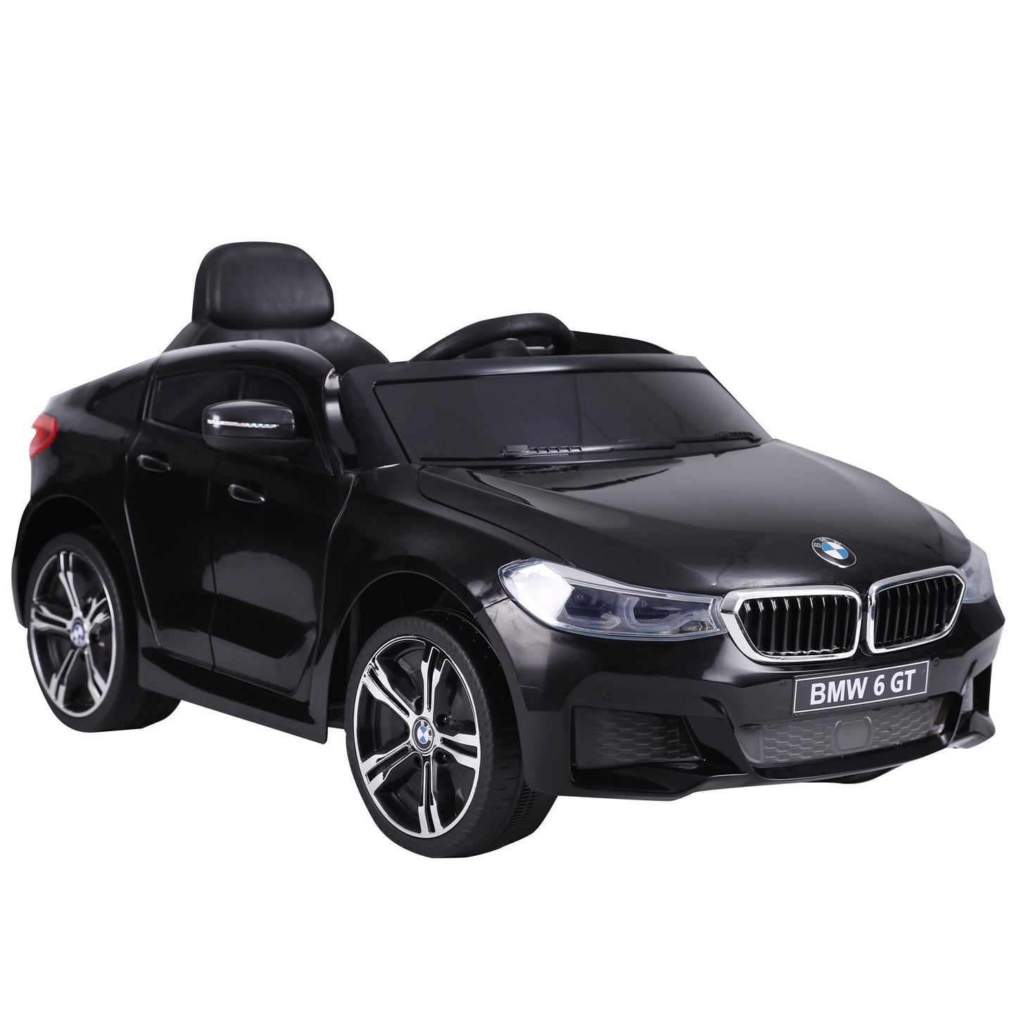 Kids Electric Ride On Car 6V Licensed BMW 6GT W/ Remote-Black