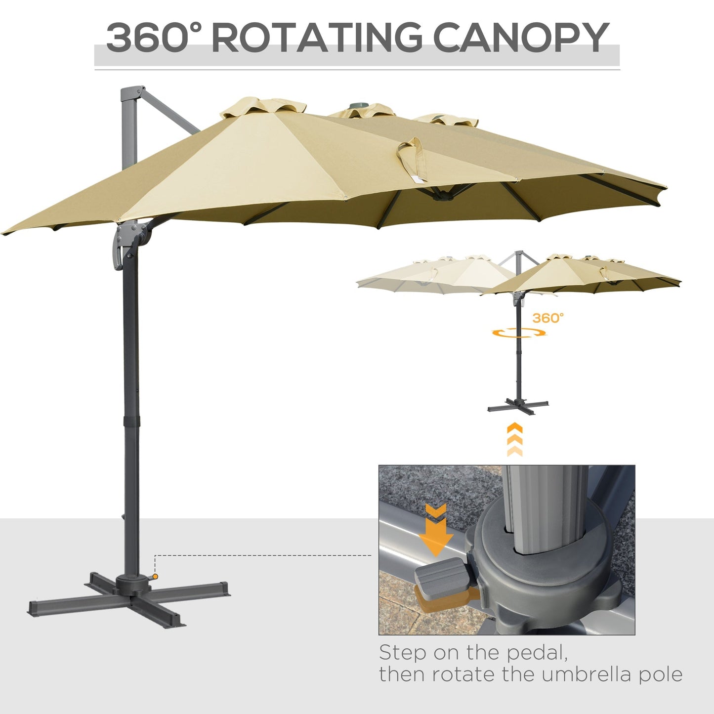 4.5 m Patio Parasol