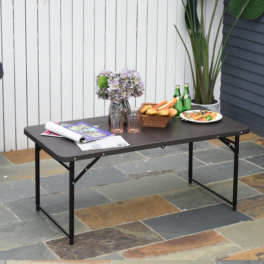 4FT Portable Metal Picnic Table