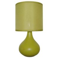 Teardrop Table Lamp Green