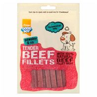 Good Boy Tender Beef Fillets 90g