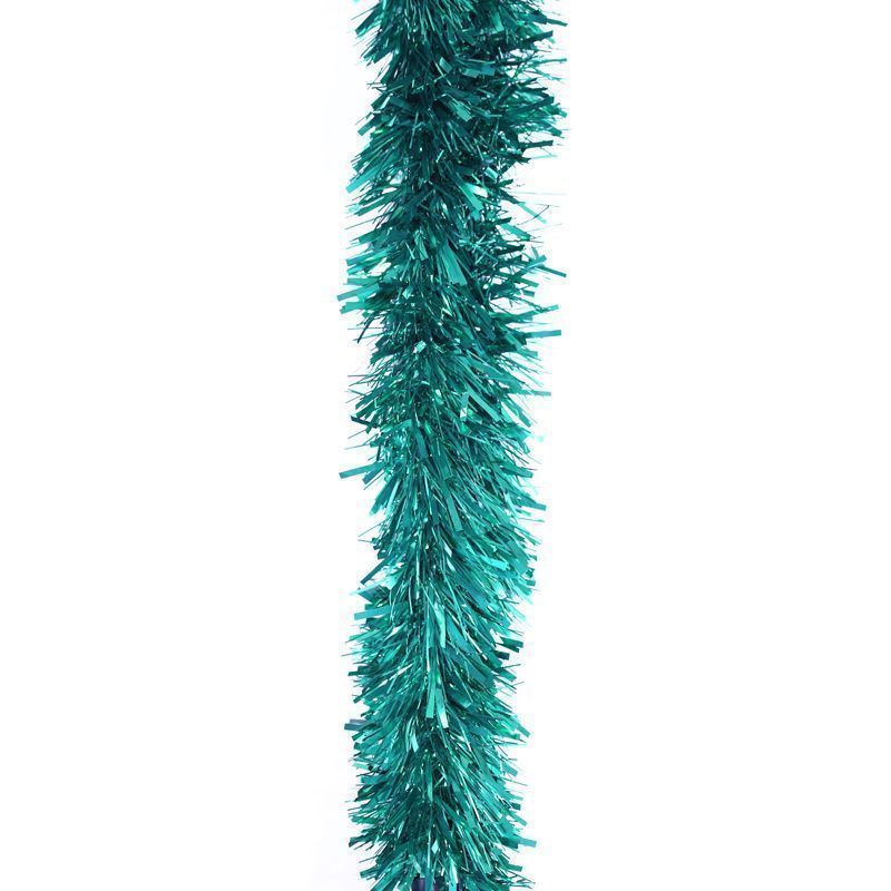 Buy 2m x 125mm Chunky Cut Traditional Christmas Tinsel - Green - Online ...