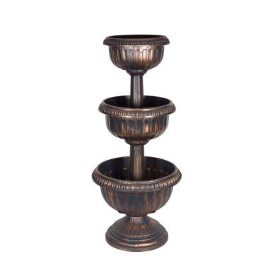 See more information about the Triple Urn 3 Tier Bronze Effect Planter