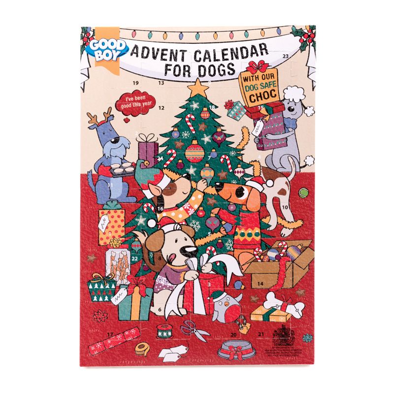 Buy Good Boy Dog Chocolate Advent Calendar 72g Online at Cherry Lane