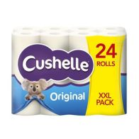 Cushelle White Toilet Paper 24 Pack
