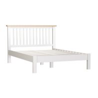 Jasmine White Double Bed 4'6 Bed Frame