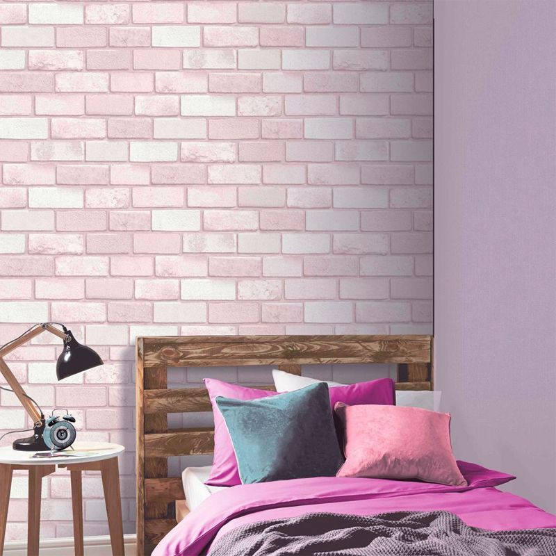 Retro 3D Red Brick Effect Wallpaper Dining Room Stone Textured Wall Paper  Decor | eBay