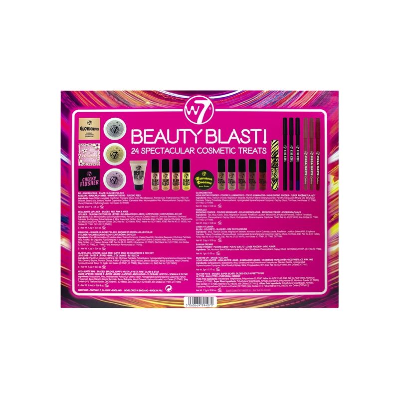 Buy W7 Beauty Blast Advent Calendar Online at Cherry Lane