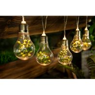 See more information about the Terrarium Solar Garden String Lights Decoration 10 Warm White LED - 2m by Bright Garden