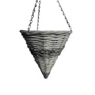 See more information about the Garden Hanging Basket Grey Willow 30cm By Croft