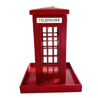 See more information about the Garden Bird Feeder Red Telephone Box By Croft