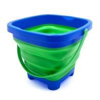 See more information about the Collapsible Beach Bucket - Blue And Green
