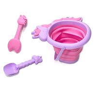 See more information about the Unicorn Beach Play Set With Collapsible Bucket - Purple And Pink