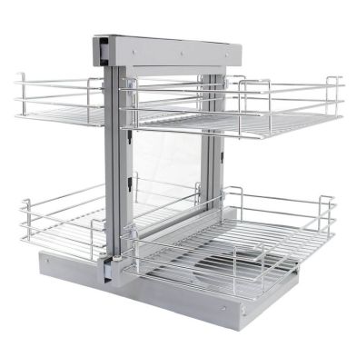 See more information about the Stainless Steel Kitchen Cupboard Drawers 1 Drawers 68cm - Silver Corner Pull Out Right Hand by KuKoo