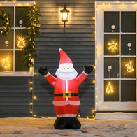 See more information about the 1.2m Inflatable Christmas Santa Claus Xmas Decoration 3 LED Holiday Air Blown Yard Outdoor Décor-Red