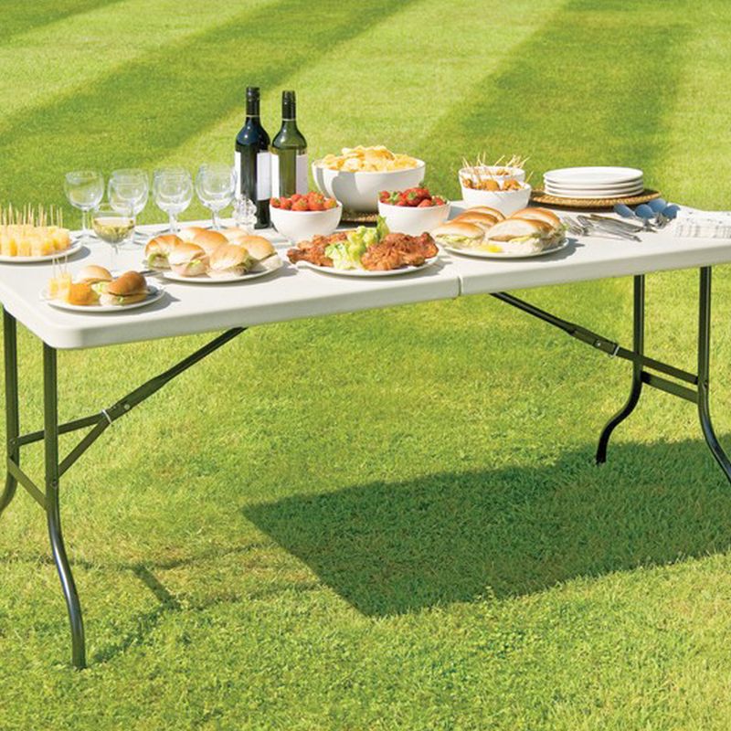 Buy Folding Garden  Table  White 6ft Online at Cherry Lane