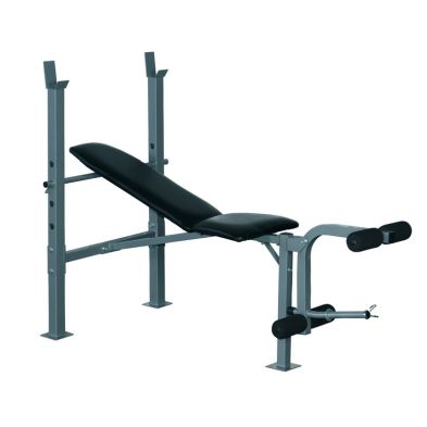 See more information about the Homcom 4-Levels Adjustable Weight Bench Fitness Equipment with Barbell Rack-Black