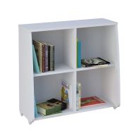 Kudl Bookcase White 2 Shelf