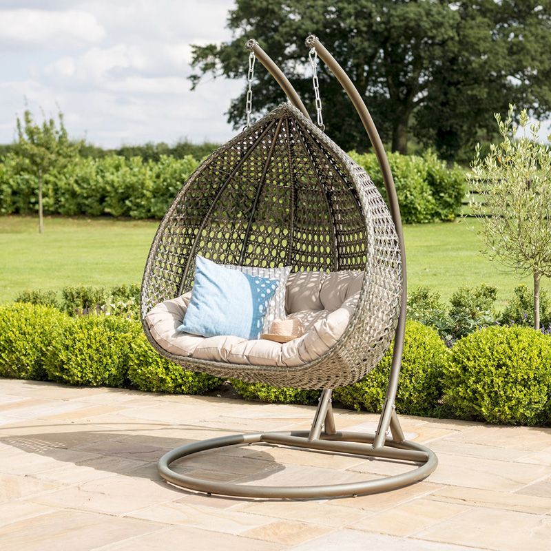 Buy Rose Hanging Garden Chair Natural - Online at Cherry Lane