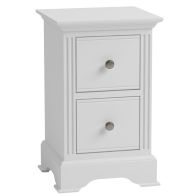 See more information about the Banbury Bedside Table Oak White 2 Drawers