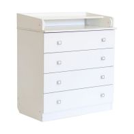 See more information about the Kudl Changing Table White 4 Drawers by Kidsaw