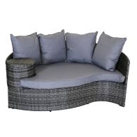See more information about the Classic Rattan Garden Sofa by Wensum - 2 Seats Grey
