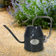 See more information about the Watering Can Galvanised Steel 1L By Yeoman - Dark Grey