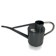 See more information about the Watering Can Galvanised Steel 2.2L By Yeoman - Dark Grey