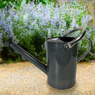 See more information about the Watering Can Galvanised Steel 4.5L By Yeoman - Dark Grey