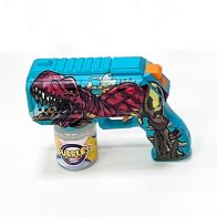 See more information about the Dinosaur Bubble Gun Blue - 18cm