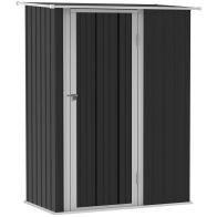 See more information about the Galvanised 5 x 3' Single Door Pent Garden Store Lockable Steel Grey by Steadfast