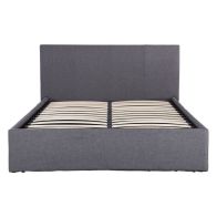 Ascot Double Ottoman Bed Grey