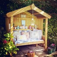Croft Cottage 3 Seat Enclosed Garden Arbour