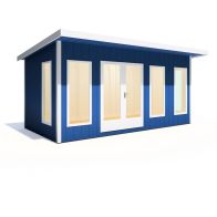 See more information about the Shire Cali 8' 5" x 15' 6" Pent Garden Office - Premium Wax Board