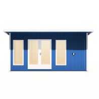 See more information about the Shire Cali 8' 5" x 15' 6" Pent Garden Office with Storage - Premium Wax Board