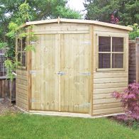 Shire Shiplap Pressure Treated Garden Shed 7' x 7'