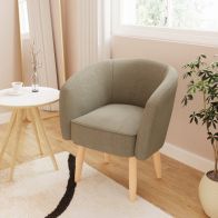 See more information about the Florence  Chairs & Stool Wood & Fabric Grey