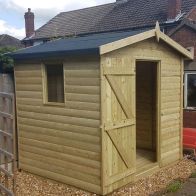 Garden Storage Shed 8x6 with Apex Roof
